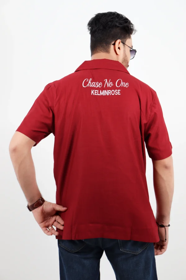 CUBAN PREMIUM SHIRT – RELAXED FIT – MAROON