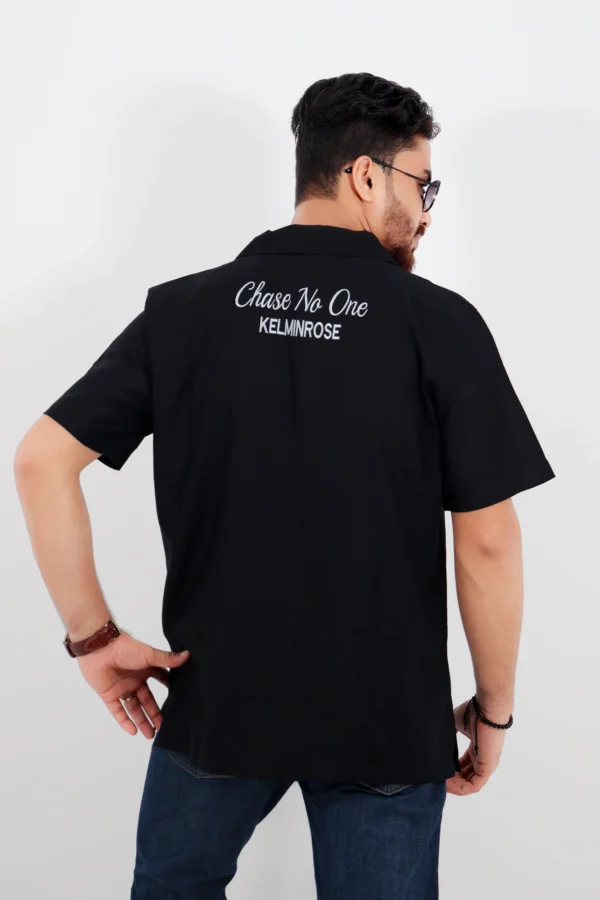 CUBAN PREMIUM SHIRT – RELAX FIT- Black - Image 2